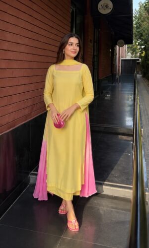 Sunshine Bloom 3PC Ready to Wear Bright, graceful, and effortlessly elegant, Sunshine Bloom is designed for women who love timeless simplicity with a refreshing pop of color.